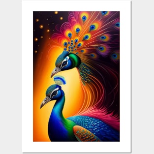 Peacock art Posters and Art